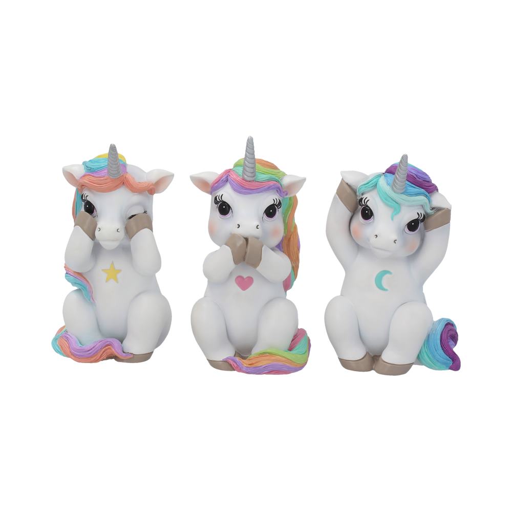 Three Wise Cutiecorns 9.5cm